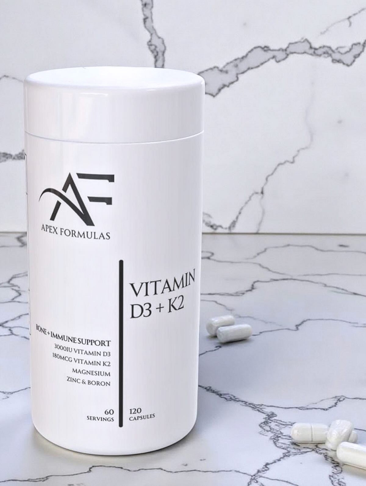 Apex Formulas Vitamin D3 & K2 Complex