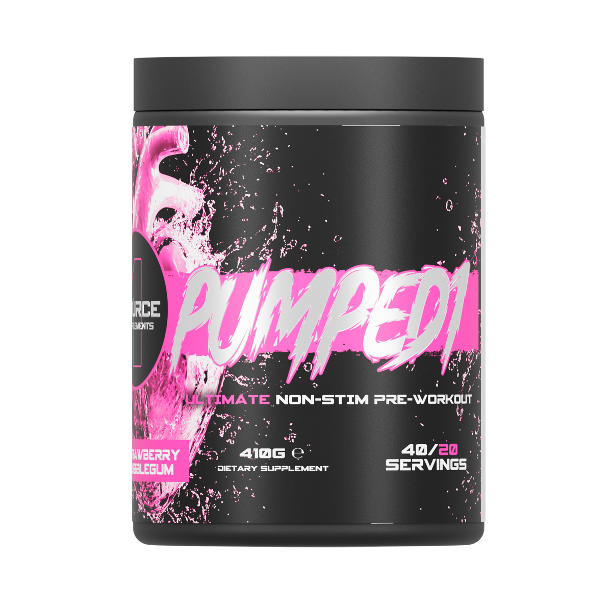 Pumped 1 non-stim pre-workout - 1Source Supplements