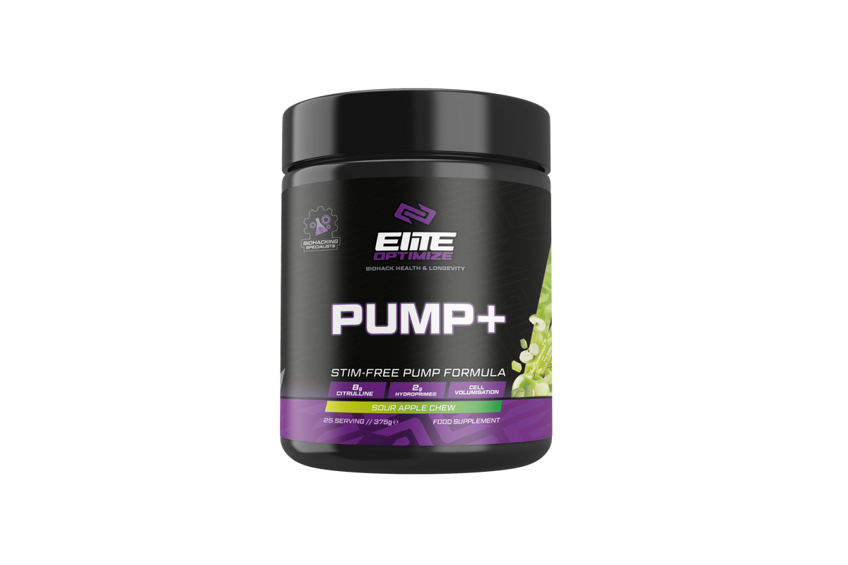 Elite Optimize PUMP+ Non-Stim Pre-Workout pot